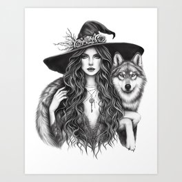 My Witch  Art Print