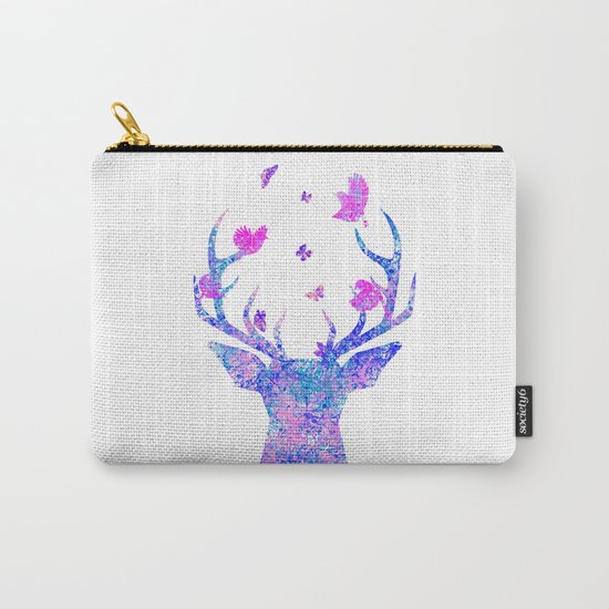 Flying Amongst the Antlers Carry-All Pouch