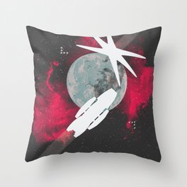 Minimal Galactica Throw Pillow