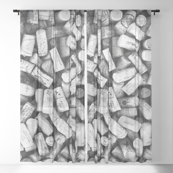 Something Nostalgic Ii Twist Off Wine Corks In Black And White