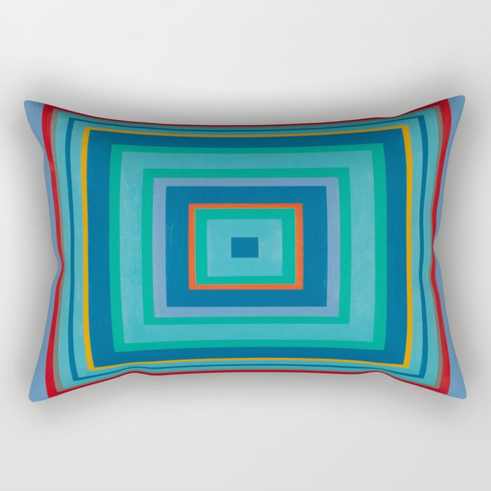 "Jolly Chew"   Op art Rectangular Pillow