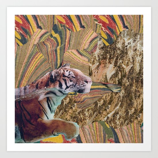 Psytiger Art Print