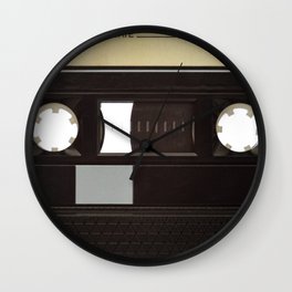 Retro audio cassette. Music Wall Clock