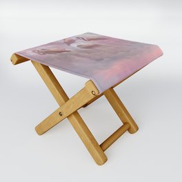 Flamingo Lullaby Folding Stool