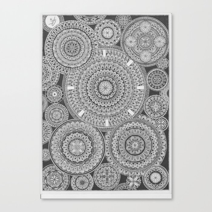 Mandala-madness Canvas Print