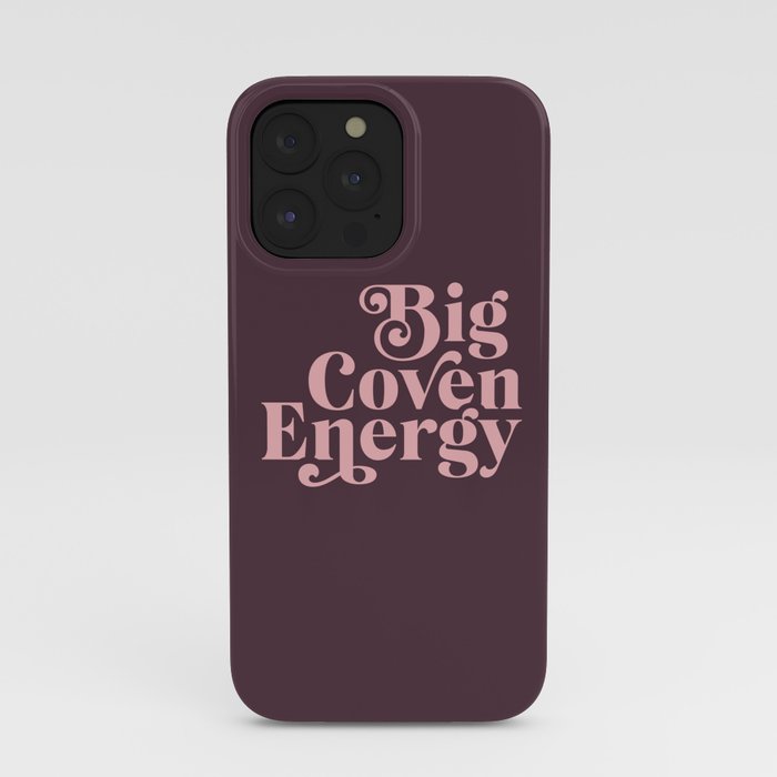 Big Coven Energy Plum iPhone Case