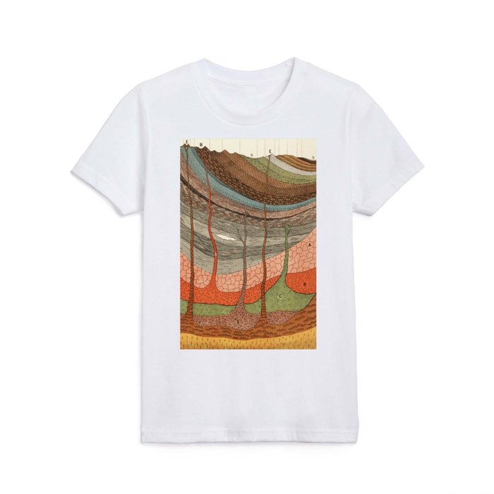 Geology Chart Kids T Shirt