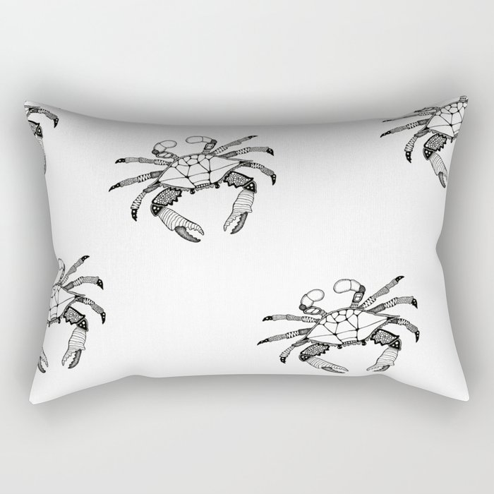 Crab Graffiti 2 Rectangular Pillow