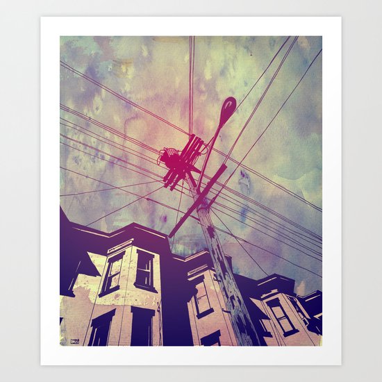 Wires Art Print