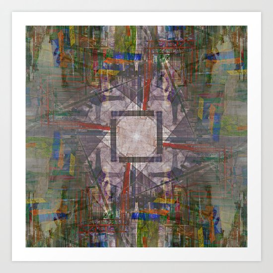 Monday 8 April 2013: to invite or imitate motion, yank turn mangle hide Art Print