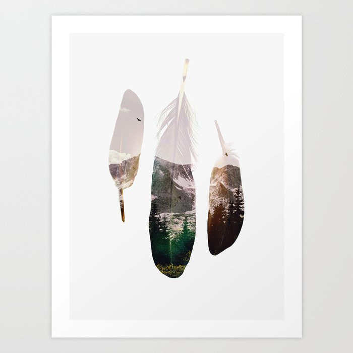 Discover the motif FEATHERS by Andreas Lie as a print at TOPPOSTER