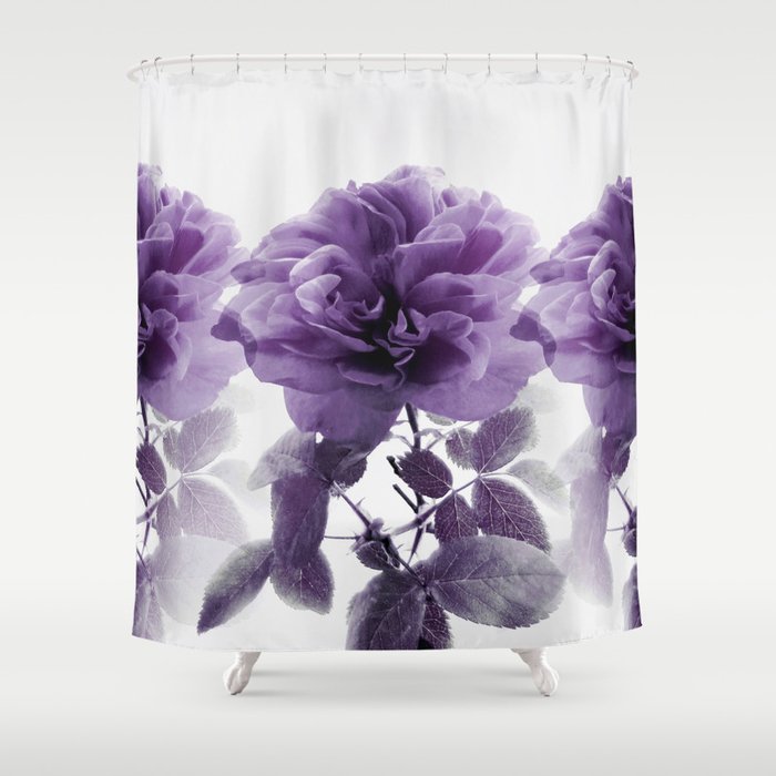 Three Roses In A Row Shower Curtain By Sexyeyes69 Society6