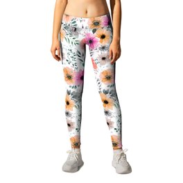 Papaver Rhoeas Leggings