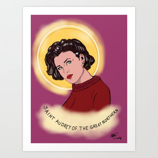 St. Audrey Art Print