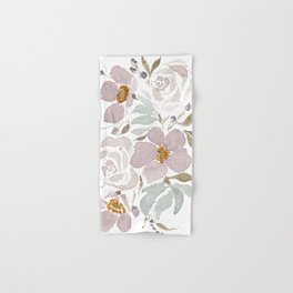 Anna Maria Floral Painting Hand & Bath Towel