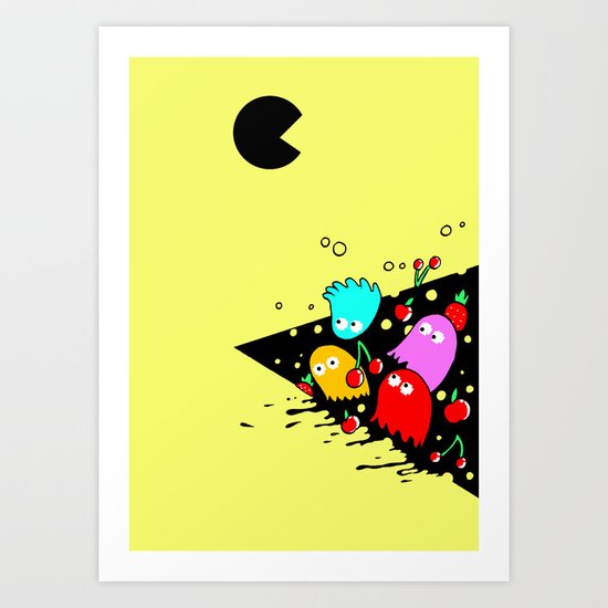 GREEDY Art Print