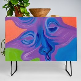 art face painting art Credenza