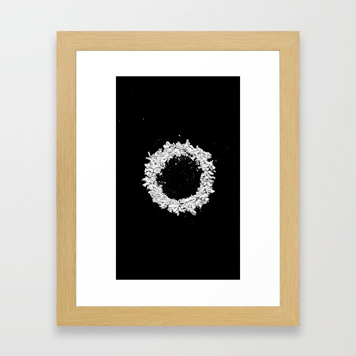 Broken Circl Framed Art Print