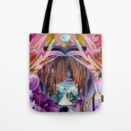 Fairy and Unicorn, Fantasy Forest Tote Bag