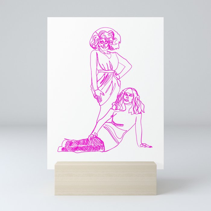 Trixie and Katya UNHhhh Mini Art Print