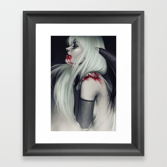 Caught Framed Art Print