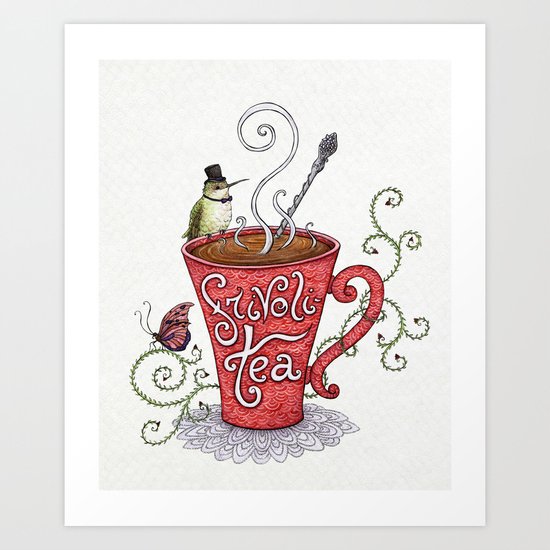 Frivoli-Tea Art Print