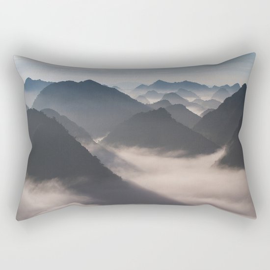 Mountain Valley #society6 Rectangular Pillow
