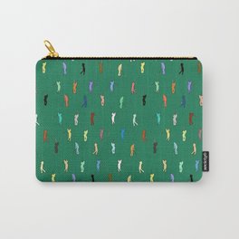 Retro Golf Pattern Carry-All Pouch