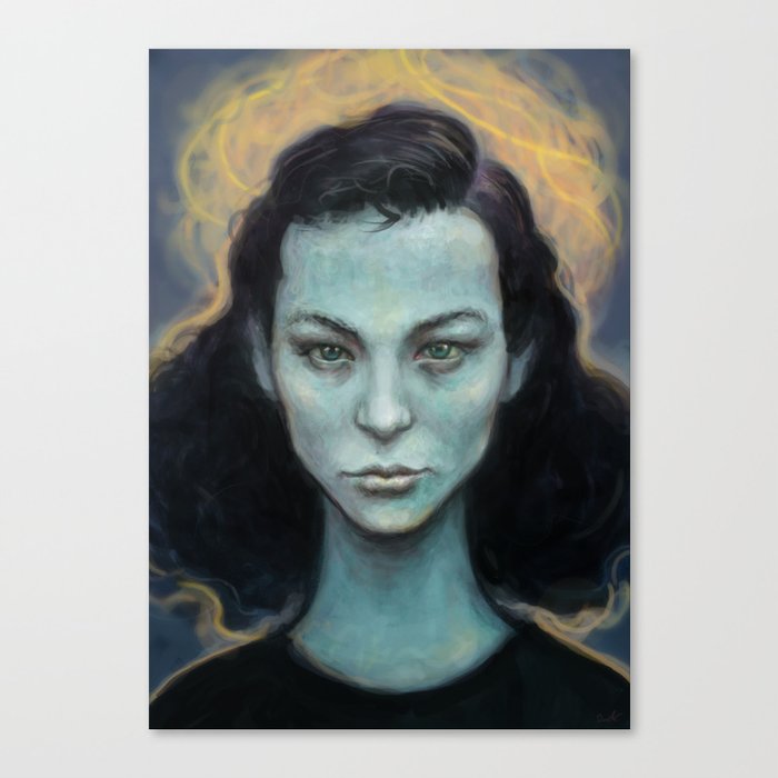 Vampire Girl  Canvas Print