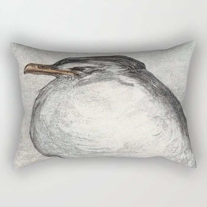 Sleeping Seagull Rectangular Pillow