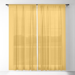 Blinding Gold Sheer Curtain