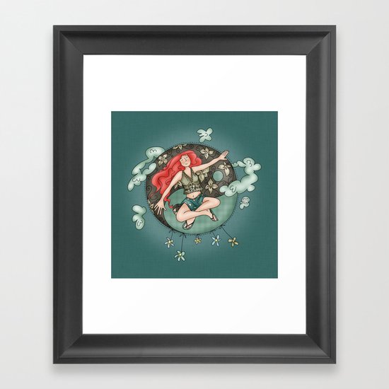 Ying Yang Framed Art Print
