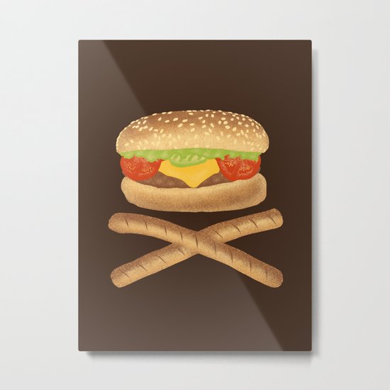 High Fat Metal Print