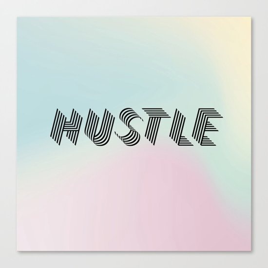 Hustle Gradient (everyday 6/365) Canvas Print