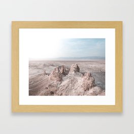 Desert Tufa Framed Art Print