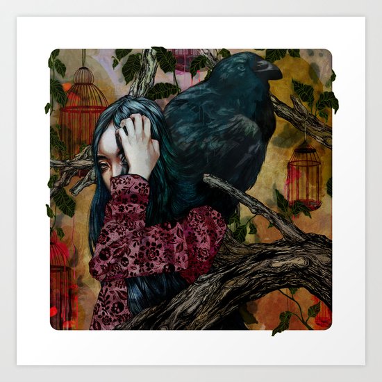 'You can keep me in one of your cages and mock my loss of liberty' Art Print