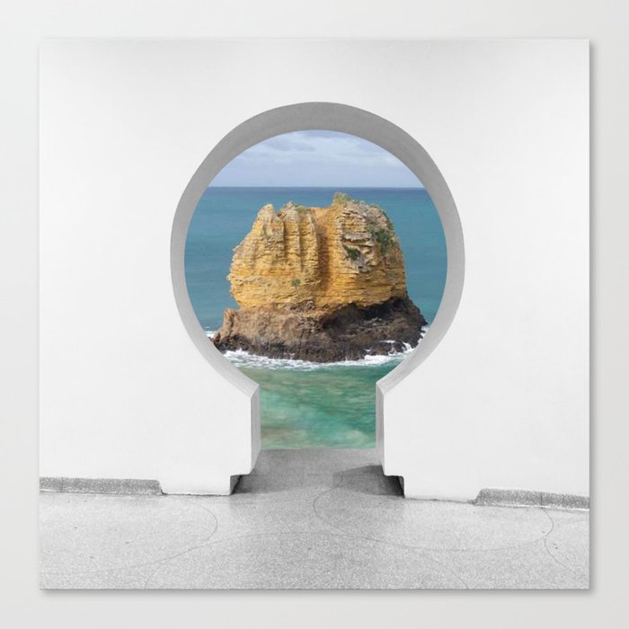 Keyhole Ocean Portal Canvas Print
