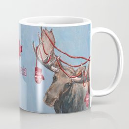 O Canada Moose with Mittens Mug