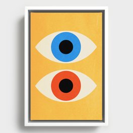 Eyes | Bauhaus III Framed Canvas