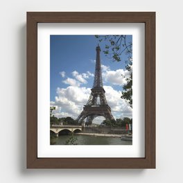 Eiffel Tower Daytime Recessed Framed Print