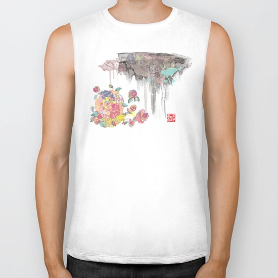 BLOSSOMING Biker Tank