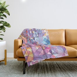 Amazing colorful mosaic Throw Blanket