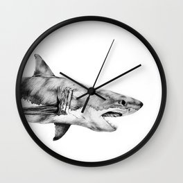 Great White Shark Wall Clock