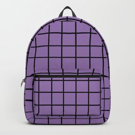 Pastel Grid PurPur Backpack