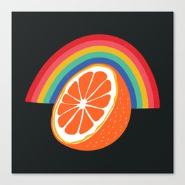 Rainbow Orange  Canvas Print
