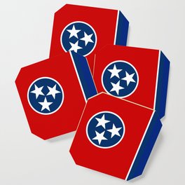 State flag of Tennessee Coaster