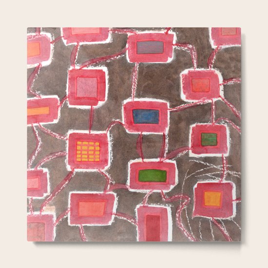 Networking Metal Print