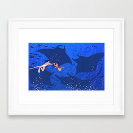 Let's Do Everything and Nothing - Creatures of the Deep Framed Art Print