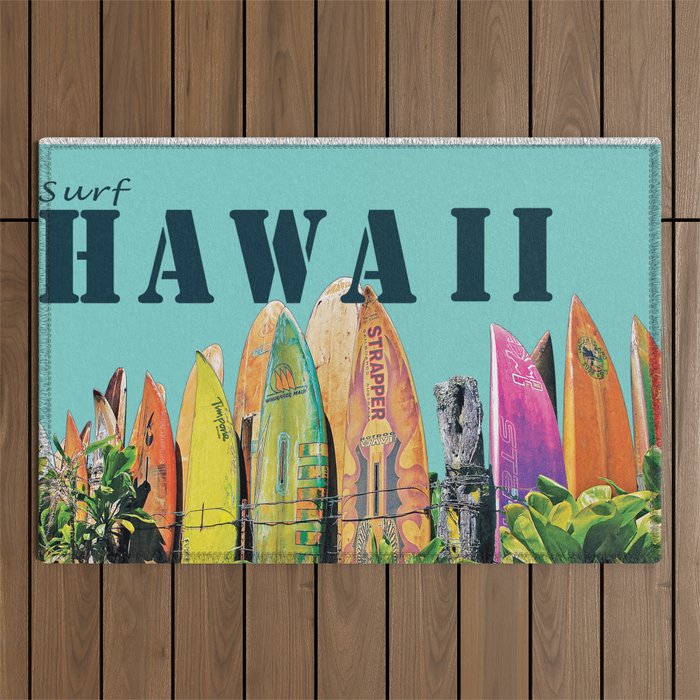 Hawaiian surfboard store designs