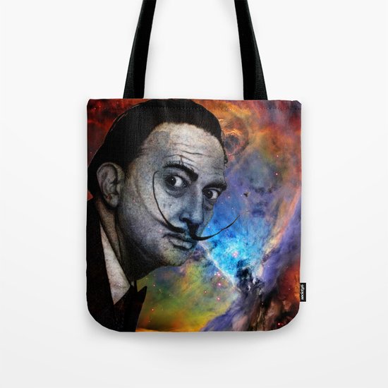 Salvador Dalí. (colored version) Tote Bag